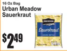 SuperFresh 16 Oz Bag Urban Meadow Sauerkraut offer