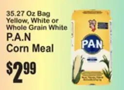 SuperFresh 35.27 Oz Bag Yellow, White or Whole Grain White P.A.N Corn Meal offer
