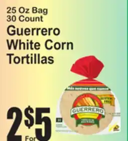 SuperFresh Guerrero White Corn Tortillas offer