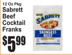 SuperFresh Sabrett Beef Cocktail Franks offer