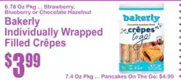 SuperFresh Bakerly Individually Wrapped Filled Crêpes offer