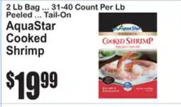 SuperFresh AquaStar Cooked Shrimp offer