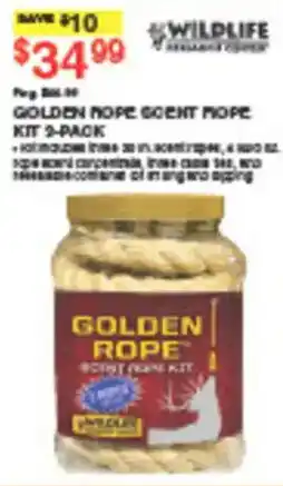 Dunham's Sports Wildlife golden rope scent rope kit 3-pack offer