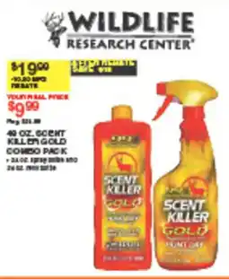 Dunham's Sports Wildlife Research Center Scent Killer Gold offer