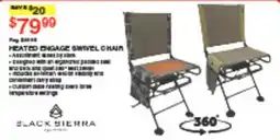 Dunham's Sports Black Sierra Heated Engage Swivel Chair offer