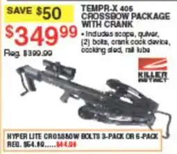 Dunham's Sports Tempr-x 405 crossbow package with crank offer