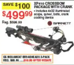 Dunham's Sports Spintech xp410 crossbow package with crank offer