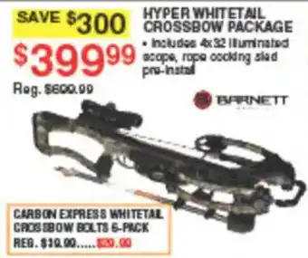 Barnett Hyper Whitetail Crossbow Package