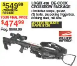 Dunham's Sports Logix 436 De-Cock Crossbow Package offer