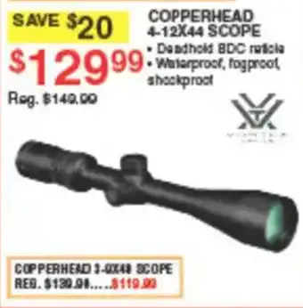 Copperhead 4-12x44 scope
