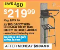 Dunham's Sports Big Daddy with Lockjaw or Mac Daddy Deluxe Ladder offer