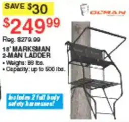 Dunham's Sports Olman 18' Marksmen 2-Man Ladder offer