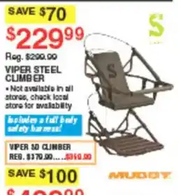 Dunham's Sports Muddy viper steel climber offer