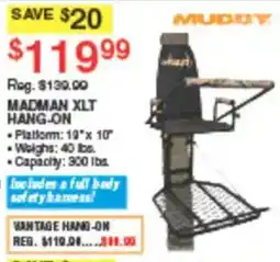 Dunham's Sports Mudot Madman Xlt Hang-On offer
