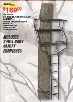 Dunham's Sports Crosstree Xt 3-Man Ladder offer