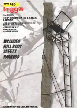 Dunham's Sports DropTine Hd 1.5-Man Ladder offer
