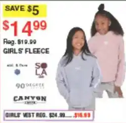 Dunham's Sports Girls' fleece offer