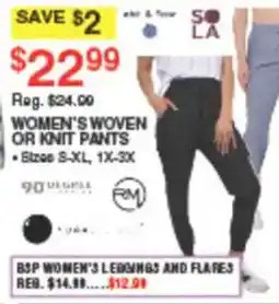 Dunham's Sports Sola women's woven or knit pants offer