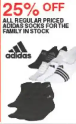 Dunham's Sports Adidas socks offer
