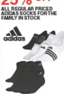 Dunham's Sports Adidas socks offer