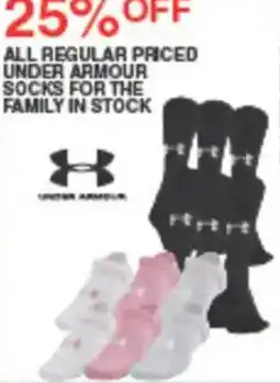 Dunham's Sports Under Armour socks offer