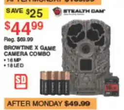 Dunham's Sports Stealth Cam Browning X Game Camera Combo offer