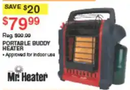 Dunham's Sports Mr Heater portable buddy heater offer