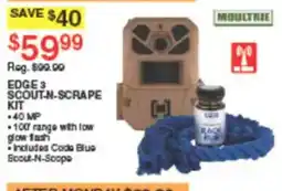 Dunham's Sports Moultrie Edge 3 Scout-N-Scrape Kit offer