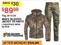 Dunham's Sports Blocker Outdoors Men's Silentec Jacket or Pants offer