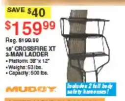 Dunham's Sports Mudoy 18' Crossfire Xt 2-Man Ladder offer