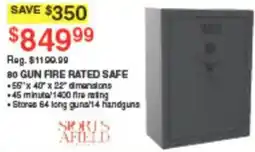 Dunham's Sports Sports Afield 80 Gun Fire Rated Safe offer