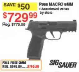 Dunham's Sports Sig Sauer Pass Macro 9mm offer