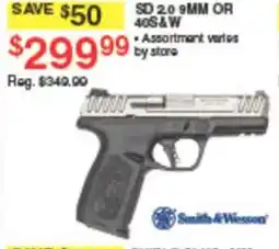 Dunham's Sports SD 2.0 9mm or 40s&w offer