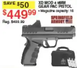 Dunham's Sports XD mod 4 smm gear pac pistol offer