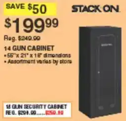 Dunham's Sports Stack On 14 gun cabinet offer