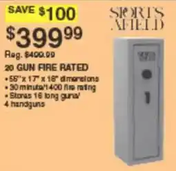 Dunham's Sports 20 Gun Fire Rated offer