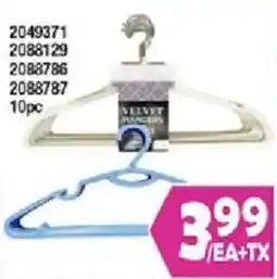99 Ranch velvet hangers offer