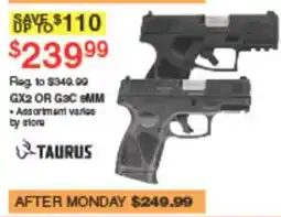 Dunham's Sports Taurus Gx2 Or G3c eMm offer