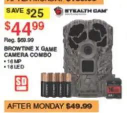 Dunham's Sports Stealth Cam Browntine X Game Camera Combo offer