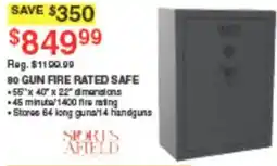 Dunham's Sports Sports Afield 80 Gun Fire Rated Safe offer