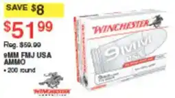 Dunham's Sports Winchester 9mm ammo offer