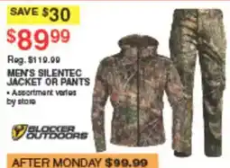Dunham's Sports Blocker Outdoors Men's Silentec Jacket or Pants offer