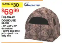 Dunham's Sports Ameristep doghouse blind offer