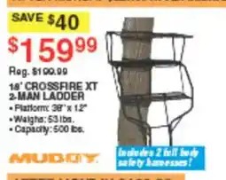 Dunham's Sports Mud Bay 18' Crossfire Xt 2-Man Ladder offer