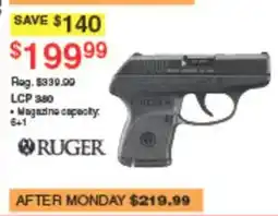 Dunham's Sports Ruger Lcp 380 offer
