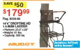 Dunham's Sports Mudjy 18'6" Droptine Hd 1.6-Man Ladder offer