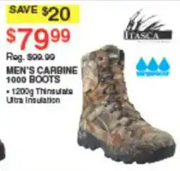 Dunham's Sports Itasca men's carbine 1000 boots offer