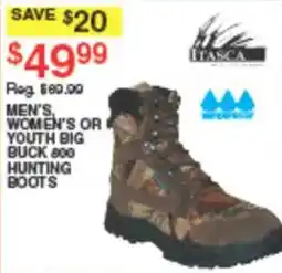 Dunham's Sports Itasca big buck 800 hunting boots offer