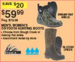 Dunham's Sports Tasca men's women's or youth hunting boots offer