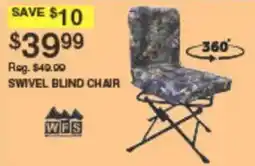 Dunham's Sports Wfs swivel blind chair offer